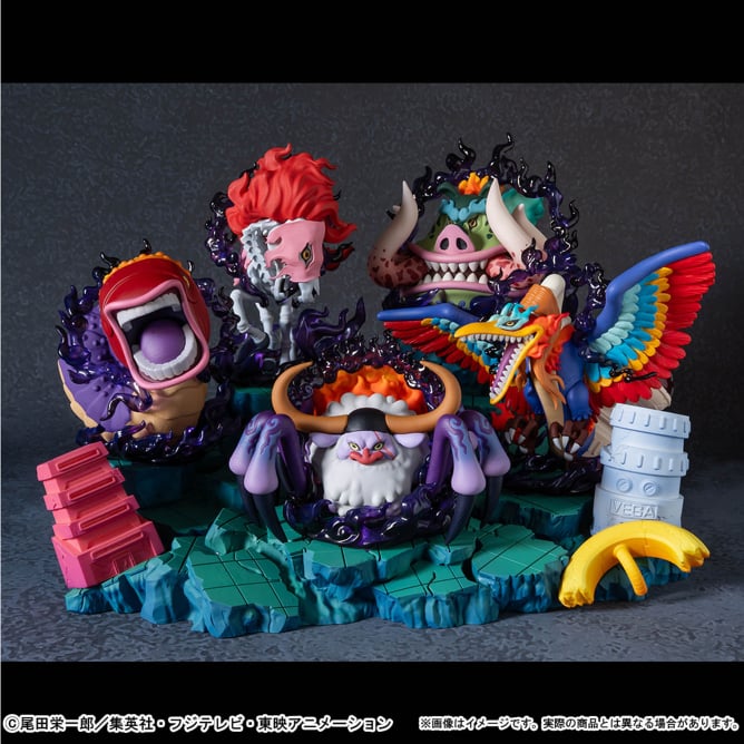 Luffy vs Five Elders (Set of 6) World Collectible Figure PREMIUM One Piece  Limited Edition
