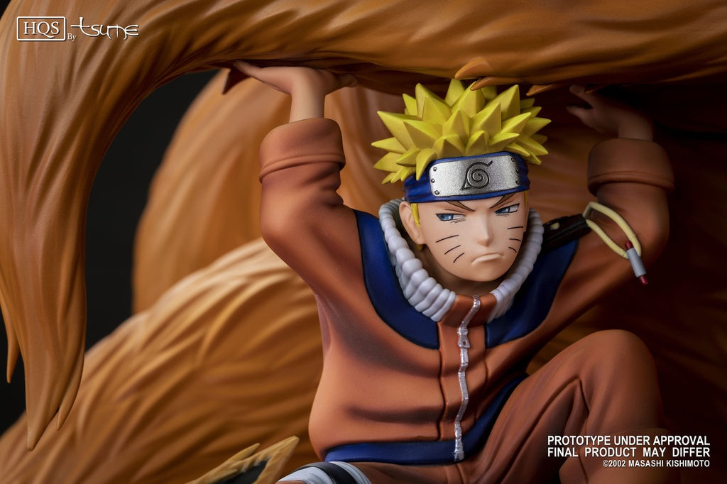 Naruto Uzumaki & Kyubi Tsume art HQS NARUTO Shippuden Tsume