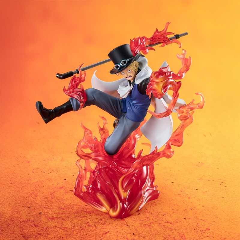 Sabo Fire Fits Rook Check Extra Battle FiguartsZERO [Super Battle] One Piece