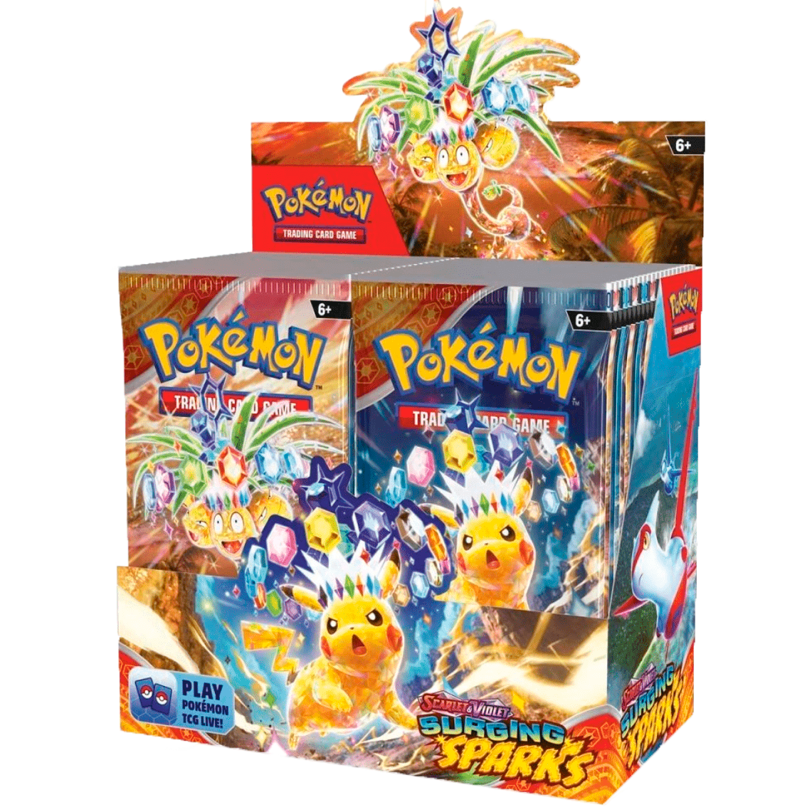 Caja 36 Sobres Surging Sparks Pokemon Card Game (Spanish ver.)